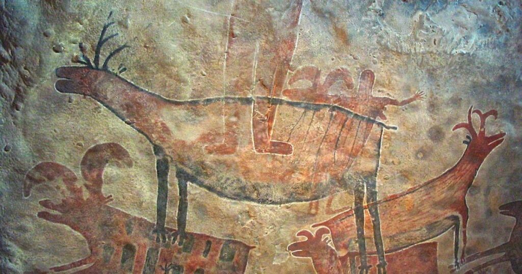Cave Paintings In India 1024x538 
